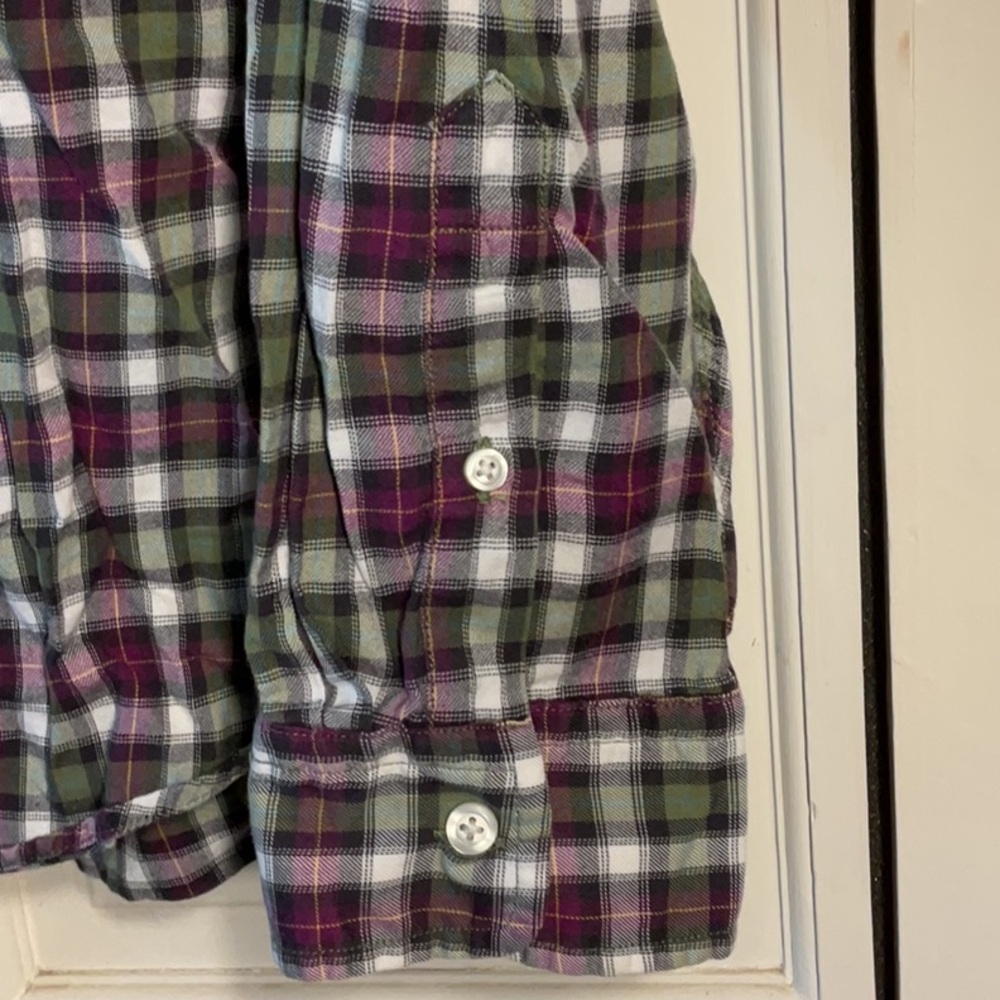 Men's Plaid Gap Shirt - Multicolor XL - Picture 5 of 13